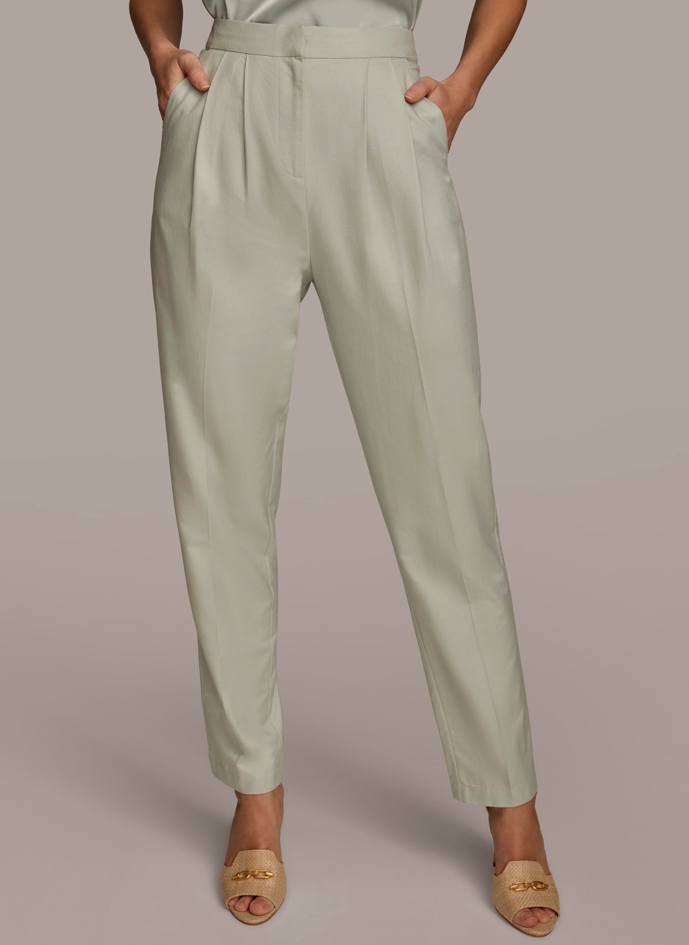 (image for) PERFECT PLEATED STRAIGHT PANT